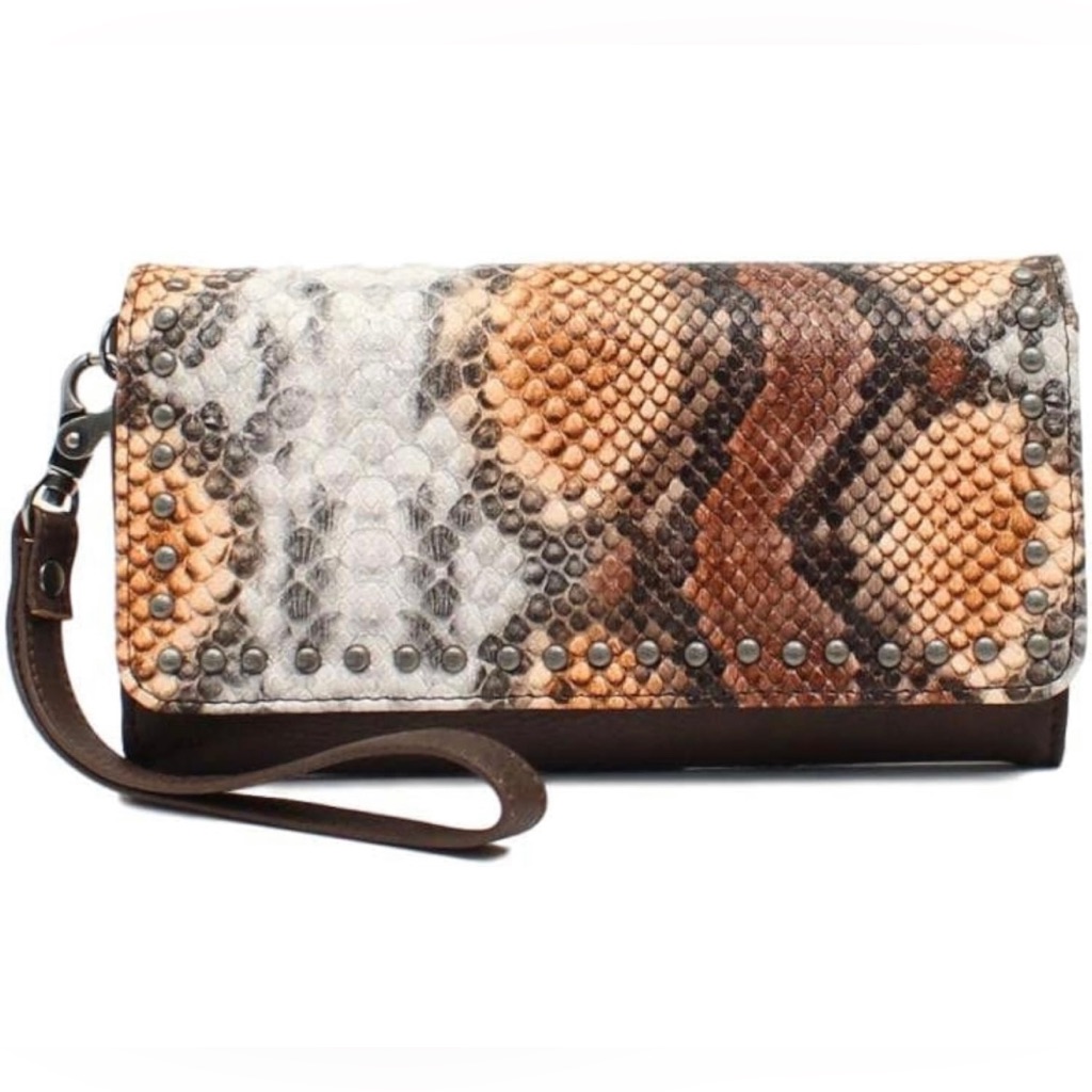 Angel Ranch Python Clutch